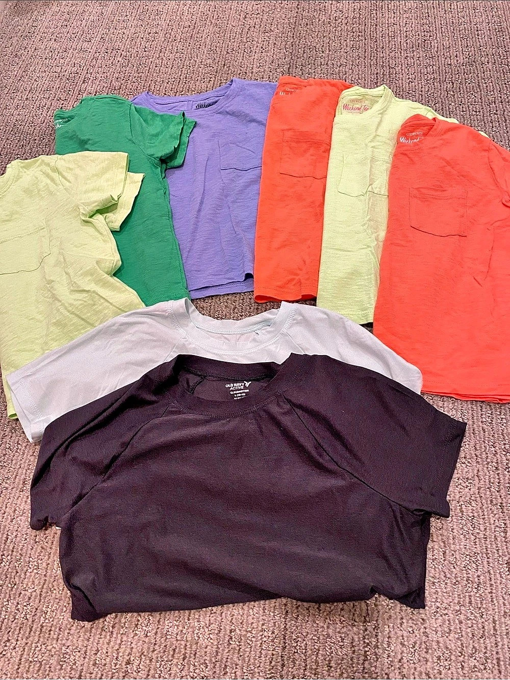 Crewcut Girls weekender 6 Short Sleeve Tops Size M (8-9)